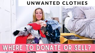 Where To Donate Or Sell Unwanted Clothes