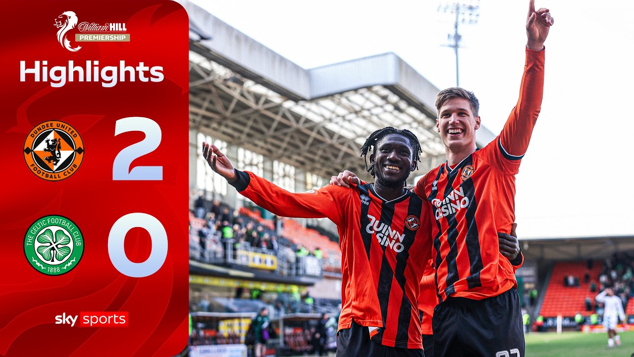 Celtic STUNNED as title race opens again! | Dundee Utd 2-0 Celtic | Scottish Premiership Highlights