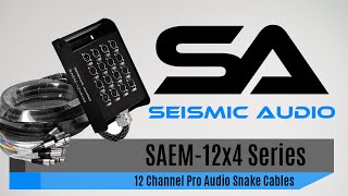 Video thumbnail for Seismic Audio SAEM-12x4 Series Snake Cables (Official) by Seismic Audio
