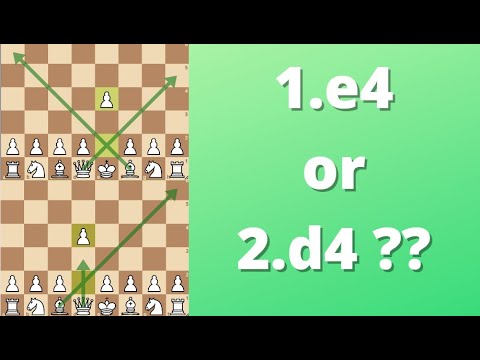 Strongest Opening Move: 1.e4 or 1.d4 ?  Answer Revealed!