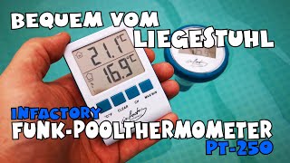 Infactory digitales Funk-Poolthermometer PT-250