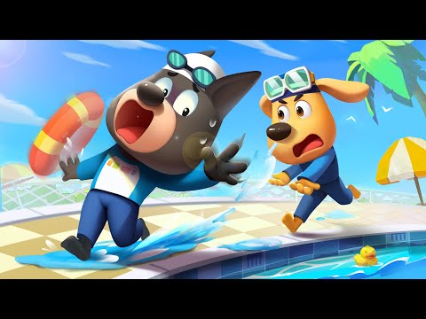 เคล็ดลับความปลอดภัยที่สระว่ายน้ำ | เด็กปลอมๆ | การ์ตูนเด็ก | เบบี้บัส | Kids Cartoon | BabyBus