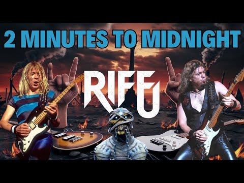 Learn To Play 2 Minutes To Midnight Guitar Riff By Iron Maiden