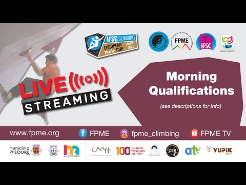 IFSC Bouldering Morning Qualifications - European Youth Cup - Soure (POR) 2023