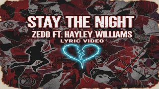 STAY THE NIGHT BY ZEDD FT HAYLEY WILLIAMS (Post-Hardcore / Emo Punk Rock Cover)