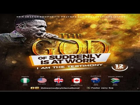 THE GOD OF SUDDENLY IS AT WORK - I AM THE TESTIMONY || NSPPD || 12TH SEPTEMBER 2024