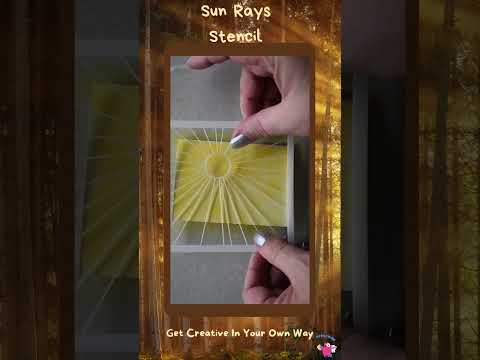 STL file Sun Rays Stencil ☀️ ・3D printer model to download・Cults