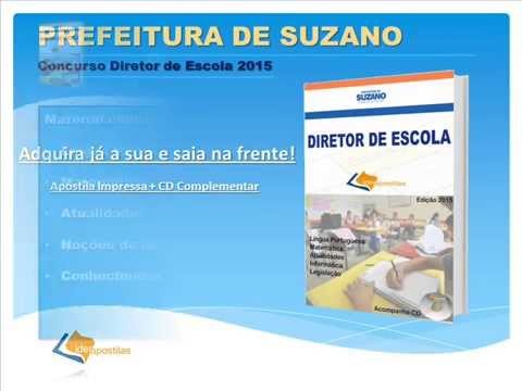 Apostila Concurso Diretor de Escola - Prefeitura de Suzano