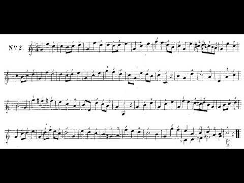 Fernando Sor - Study no.2, op.60 (score video)