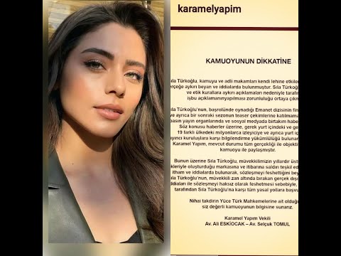 Karamel Yapım released a new statement after Sıla Türkoğlu's statement.