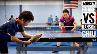 Hanson Chiu (2247) vs Andrew Huang (2232) // LATTA Butterfly March U2300 semifinals