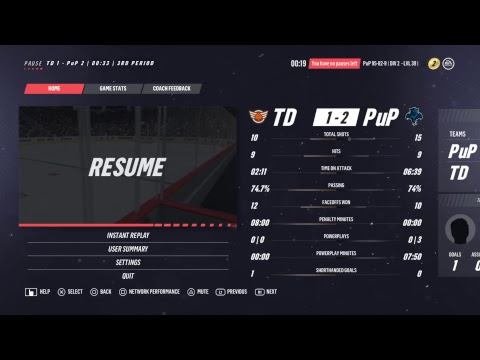 Nhl 19 ECL 7 lite playoff Tournament Puck Panthers vs The Dudes 1/1