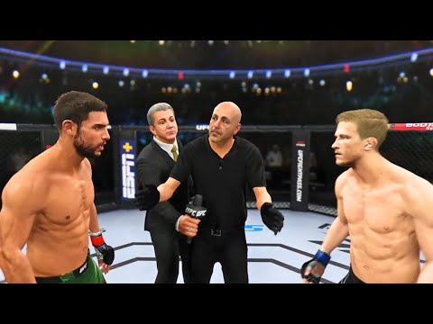 Yair Rodriguez vs Arnold Allen FULL FIGHT | UFC 4 AI Simulation Gameplay (CPU vs CPU)