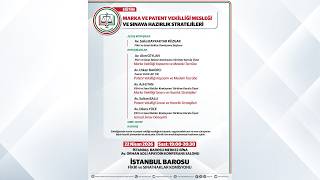 MARKA VE PATENT VEKİLLİĞİ MESLEĞİ VE SINAVA HAZIRLIK STRATEJİLERİ