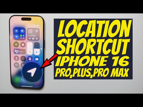 Add LOCATION Shortcut to Home Screen, Control Center & Action Button iPhone 16 (Pro, Pro Max, Plus)!