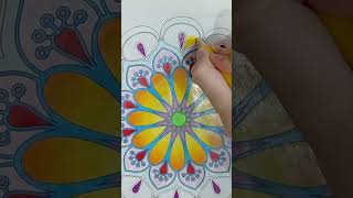 Relax and Color with Me | Mandala Art Therapy – Relax & Create/ stress relief  - #ARTINA #sketch