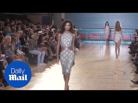 Amazing scenes from Julien MacDonald SS17 LFW catwalk show - Daily Mail