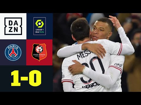 Wieder in letzter Minute! PSG bezwingt Rennes: PSG - Rennes 1:0 | Ligue 1 | DAZN Highlights