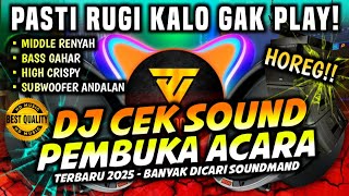 Download lagu [HD MUSIC] DJ CEK SOUND PEMBUKA ACARA - STYLE KARNAVAL ANDALAN SOUNDMAND 🔊 mp3