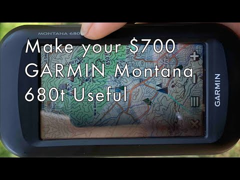 Make your Garmin Montana 680t actually useful