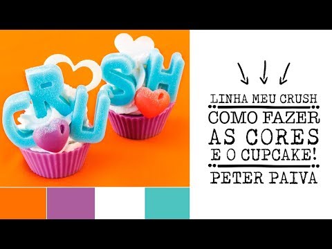 My Crush Line: How to make the colors of the line and the Cupcake with Peter Paiva