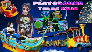 Naik odong odong || TERAS KOJA PLAYGROUND Jakarta Utara