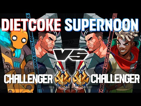 ICEDIETCOKE (Darius-Blitzcrank) vs SUPERNOON (Darius-Ekko) ▰ 2XKO Pro level replays