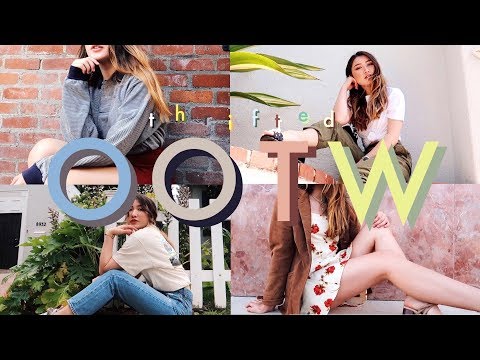 THRIFTED OOTW // 夏のカジュアルな服装のアイデア (THRIFTED OOTW // casual summer outfit ideas)