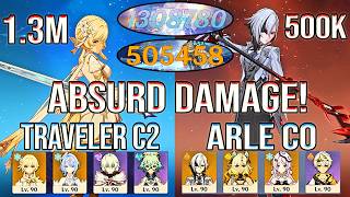 🔥 C2 Cryo TRAVELER And Odette SHINE! Arlecchino DESTROYS Spiral Abyss 12 | Genshin Impact