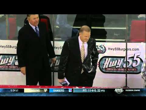 Zac Rinaldo Sprays Brian Engblom During Pregame - November 5th, 2013