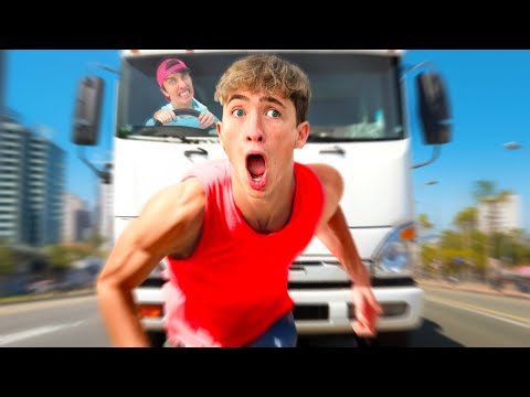MY BROTHER RAN ME OVER!!