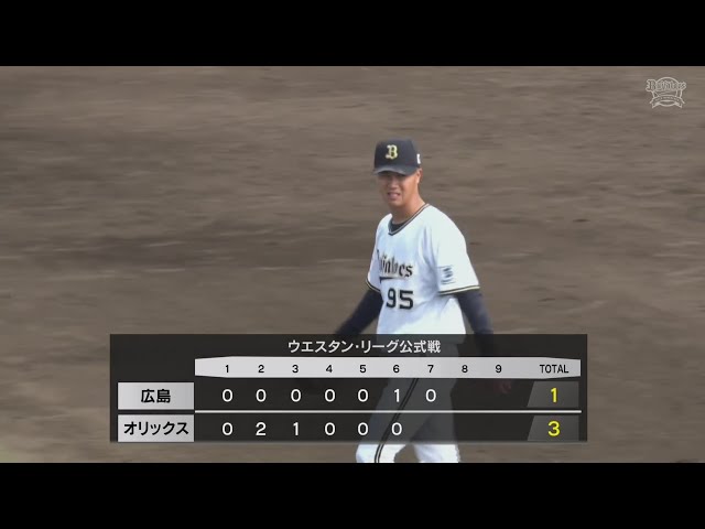 【ファーム】バファローズ・才木海翔 自己最長となる7回1失点の好投でマウンドを降りる!!  2024年9月15日 オリックス・バファローズ 対 広島東洋カープ