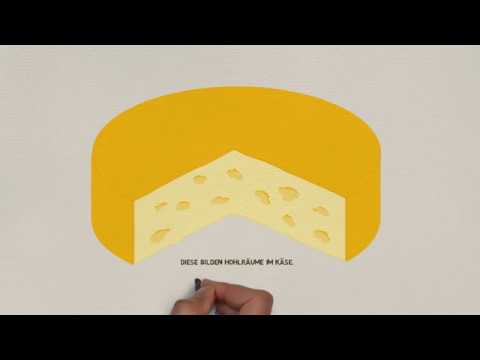 Wie kommen die Löcher in den Käse?