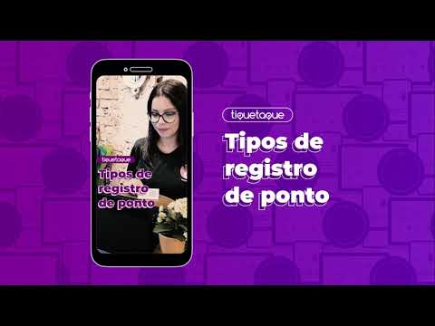 Tipos de registro com TiqueTaque 💜 #departamentopessoal #gestaodeponto #gestaoderh