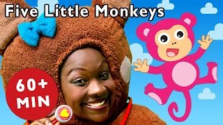 Five Little Monkeys and More | Nursery Rhymes from Mother Goose Club!