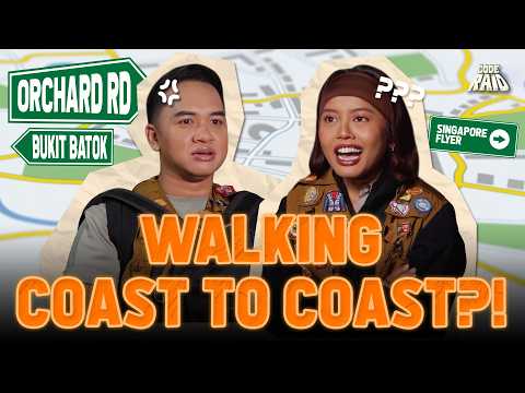 We Walked A 24KM TRAIL Around SINGAPORE?! (Part 1) | 🚨 CODE RAID EP 57