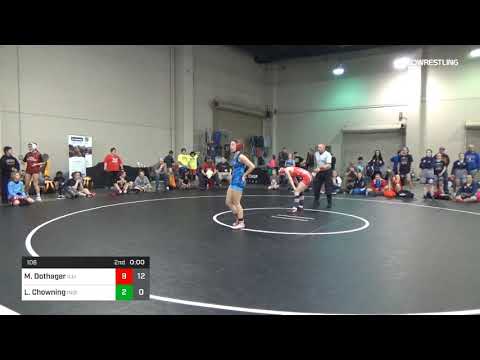 106 Lbs Rr Rnd 1 Morgan Dothager Illinois Dual Vs Lita Chowning Indiana Draw