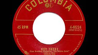 1st RECORDING OF: Hey There - Johnnie Ray (1954)