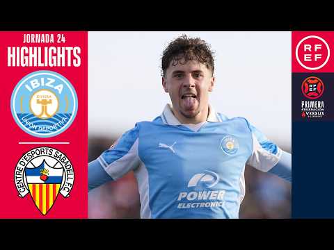 Resumen #PrimeraFederación | UD Ibiza 2-0 CE Sabadell FC | Jornada 24 | Temporada 2025/2026