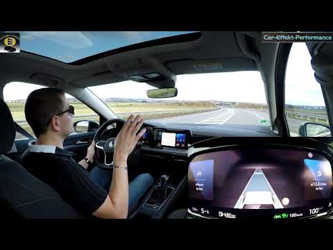 VW Golf 8 (2020) Assistance Systems Review, Lane Assist, ACC Distance System, Travel Assist, Func...