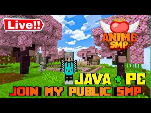 EPIC SMP PARTY! Join NOW! Minecraft LIVE Java+PE 🎉