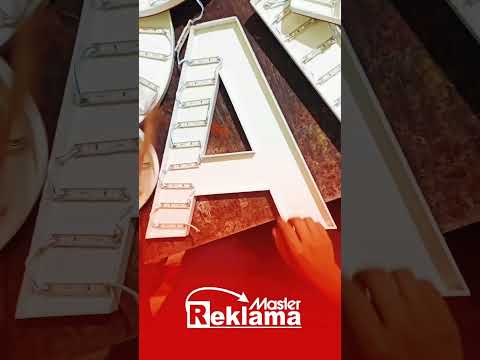 3D sign |  Объемные буквы | Hajimli harflar #reklama #наружнаяреклама #urganch #shorts