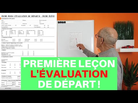 L'ÉVALUATION DE DÉPART DU PERMIS