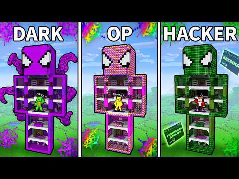 JJ vs Mikey vs Banana Kid: SPIDER-MAN STATUE BATTLE in Minecraft...