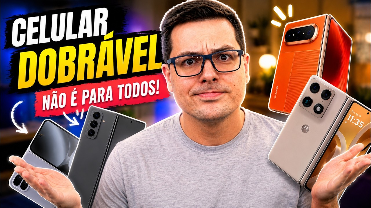 CELULAR DOBRÁVEL é PERFEITO! Mas DEPENDE... 😅