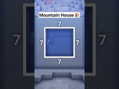 Unreal Minecraft Mountain Mansion 🌄 || #shorts
