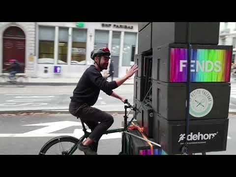 Biggest load on a Bullitt cargo-bike by Fends La Bise - World Record 2019