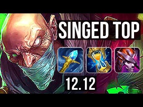 SINGED vs JAYCE (TOP) | 5/1/12, 1.5M mastery, 700+ games | EUW Master | 12.12