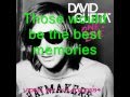 David Guetta ft Kid Cudi Memories Lyrics 