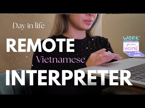1 ngày làm thông dịch viên y tế tại nhà 👩‍💻🇺🇸🇻🇳 làm online. Làm 1 mình, ăn 1 mình, tâm sự làm khuya